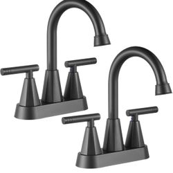 Cobbe Bathroom Faucets for Sink 3 Hole, 4 Inch