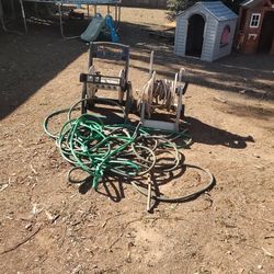Hose Reels And Hoses-lot 