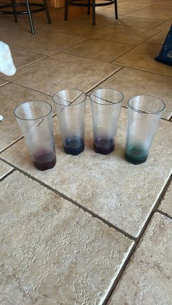 Tupperware Sheerly Elegance Cups 