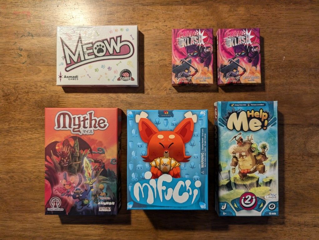 Kids 5 Cute Games Bundle - Kitten Klash, Meow, Help Me!, MiFuChi, Mythe