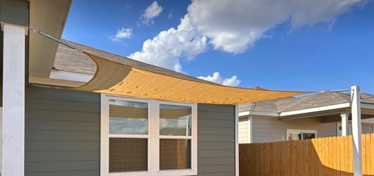 Outdoor Sun Shade Sail Rectangle multiple sizes  6x10ft $15 13x13ft $25 10x20ft $30 13x20ft $40  Available for pickup from city of industry or Alhambr