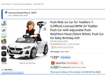 Push Ride On Car For Toddler