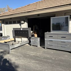 Ashley furniture five piece king bedroom set