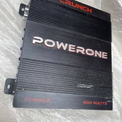 Car Amplifier Power one 600 Watts