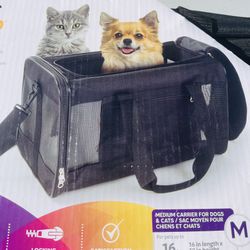 New Sherpa Pet Carrier Medium 16”x11”  Dog Or Cat Carrier 