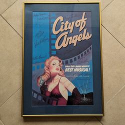 City of angels (1989) broadway musical signed poster