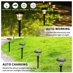 BRAND NEW LED SOLAR Path Light - 6 Pack