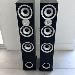 Pair Of Polk Audio Model T90e Euro Black