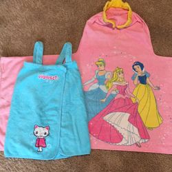 Girl’s Towel Wrap And Princess Towel