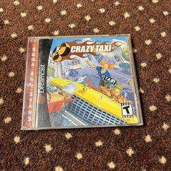 Saga Dreamcast Crazy Taxi Video Game CIB