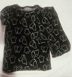 Cat & Jack Size 6 Ghost Print Pajama Set