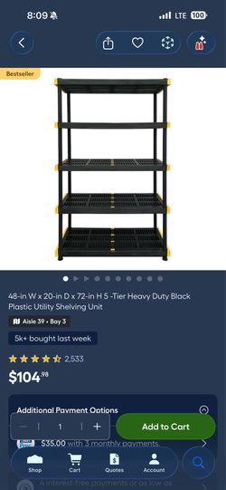 Heavy Duty Storage Shelves