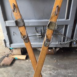 Decorative Wooden Skis