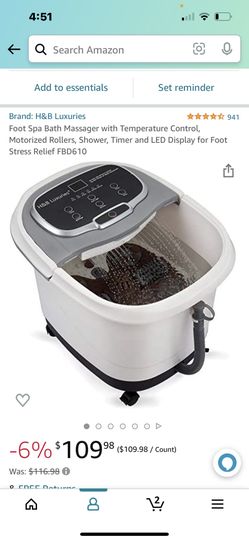 Foot Bath Massage BRAND NEW OUT OF BOX