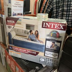 Airbed Intex Queen 18in Dura Beak Deluxe