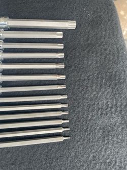 ADV long torx socket set. Sold by Matco
