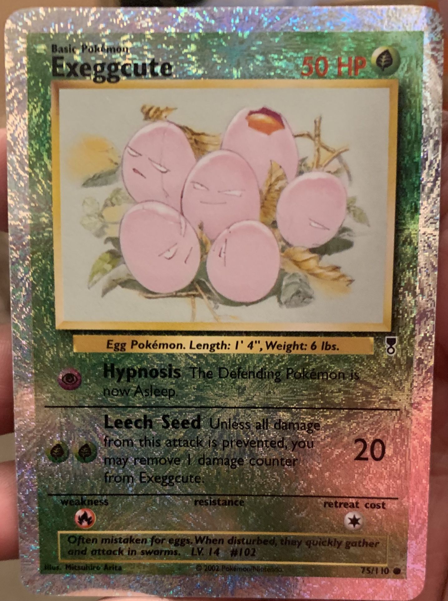 Pokémon Exeggcute 75/110 Legendary Collection Reverse Holo NM
