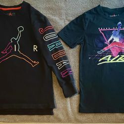 Boy’s Air Jordan T-Shirt And Air Jordan  Sweatshirt