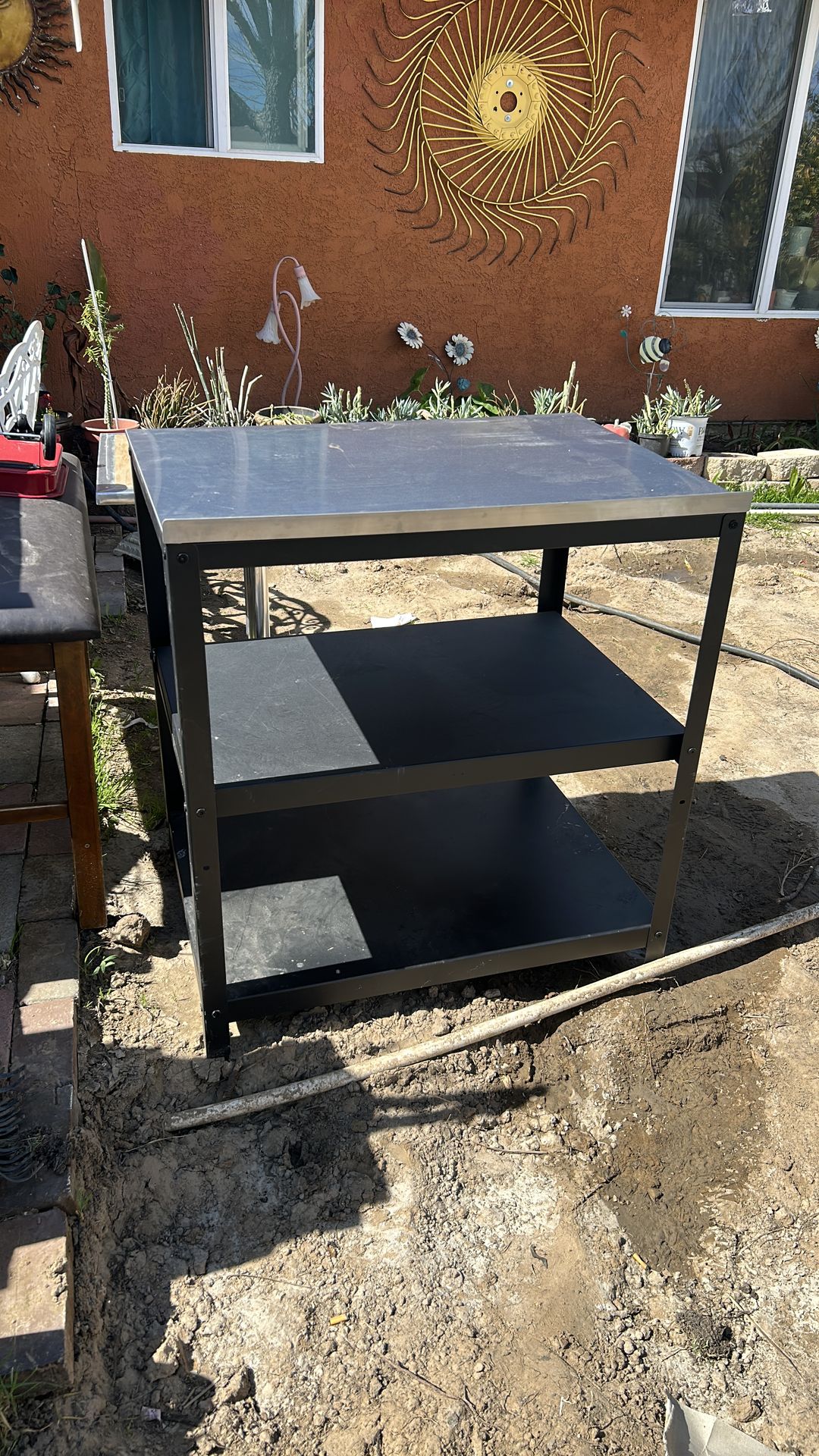 36” x 34” Metal work table