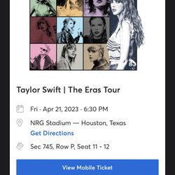 Taylor Swift Houston Tickets  Thumbnail