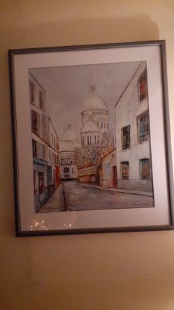 Sacre-Coeur by French painter Maurice Utrillo ..only 153 of this painting