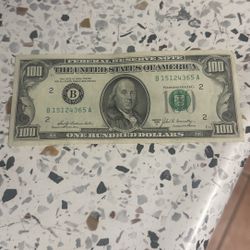 $100 Bill 1969 A Series
