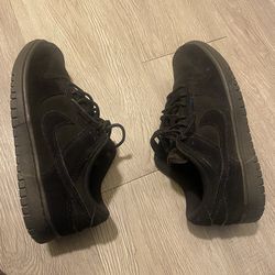 Size 10mens dunk all black