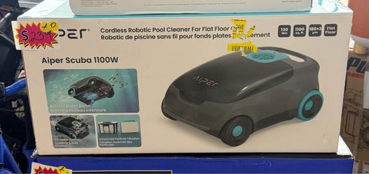 Aiper Scuba 1100W Cordless Robotic Pool Cleaner for Flat Floor Pools 130 Min