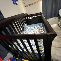 Crib And Twin Bed Frame 