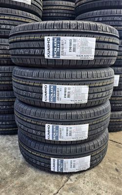 225/65R17 Kumho New Tires installed and balanced