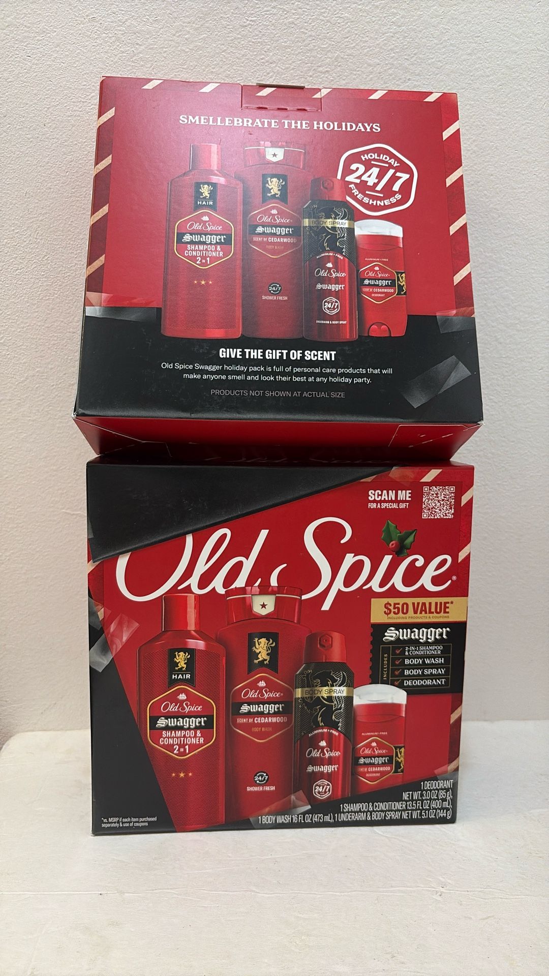 Old Spice Holiday Gift Sets Bundle Set (2 Gift Sets)