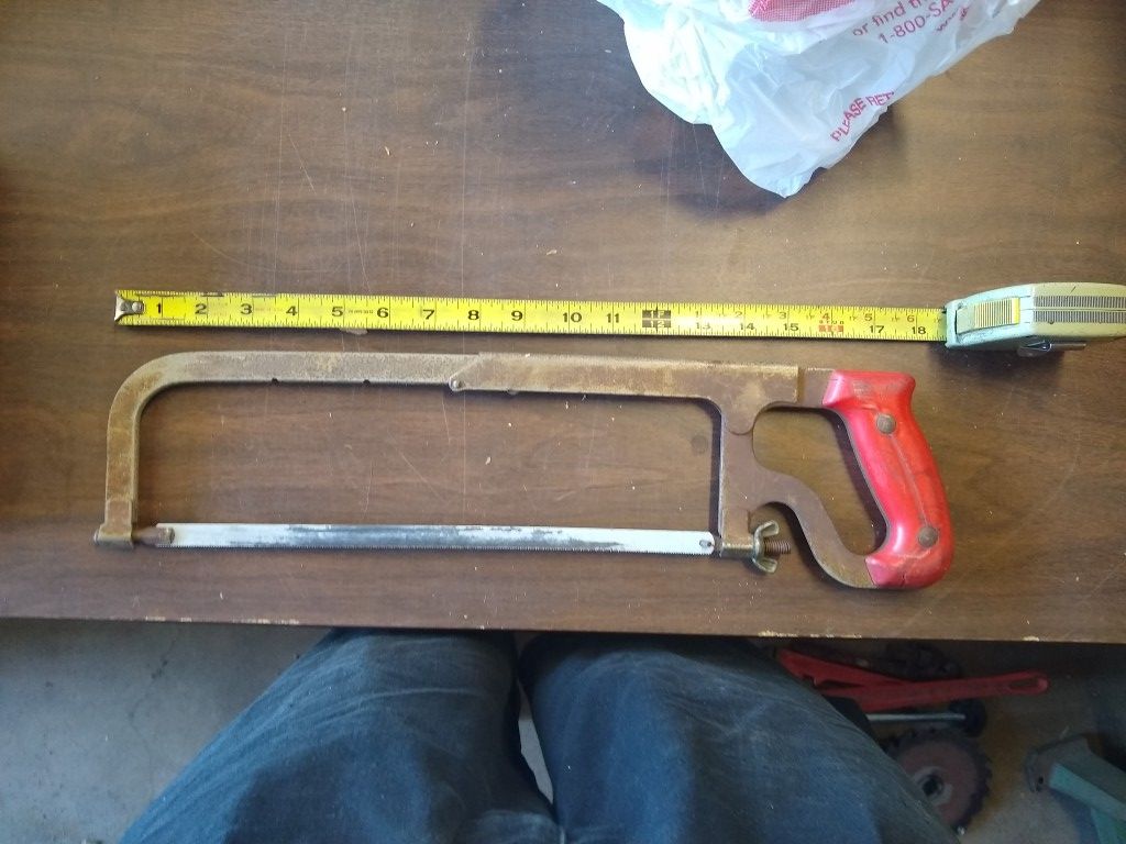 Red Handle Hacksaw