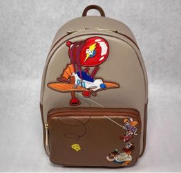 Disney Chip 'n Dale Mini Backpack Rescue Rangers Gadget Hackwrench Monterey Jack