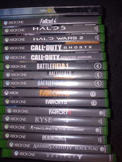 Xbox one game lot