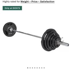 Fitness Gear 300 lb. Olympic Weight Set