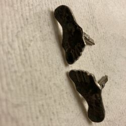 Native Made Sterling & Unicyte  Cufflinks
