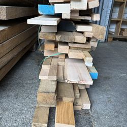 Hardwood Scraps. 