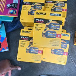 Dewalt Flex Volt Batteries 6Ah 20v/60v