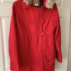 Billabong Coat/ Jacket, Size M, Like New, With 3 Different Ways To Wear