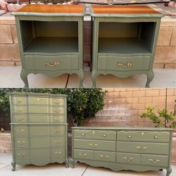 Vintage Bassett & Sandburg Bedroom Set