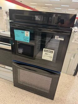 Frigidaire Black Stainless Double Wall Oven