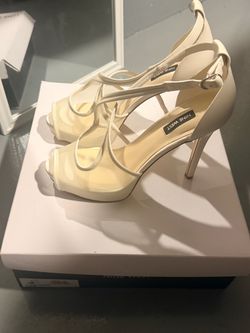 Nine West Hanya Pepto Platform Pumps in Chic Cream