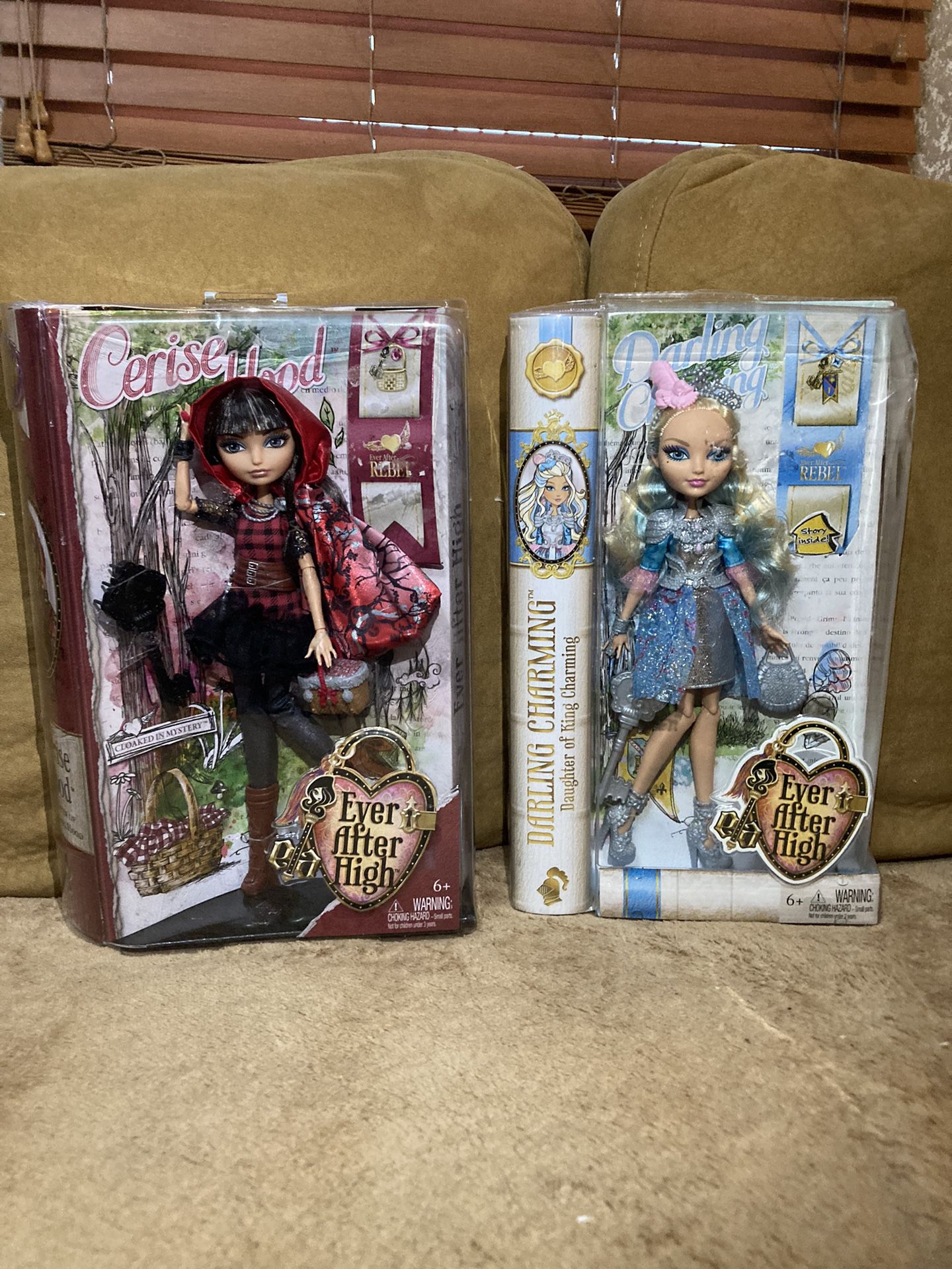 Ever After High Dolls Cerise Hood And Darling Charming 