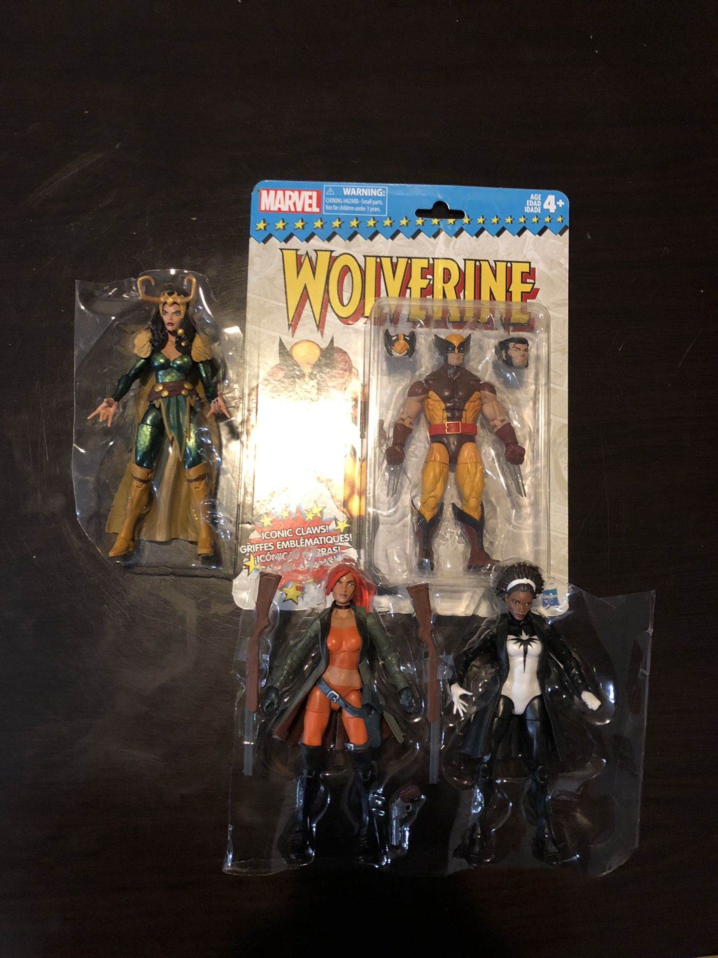 Marvel legends lady Loki wolverine Elsa bloodstone Monica Rambeau