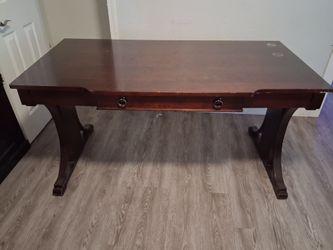 wooden desk