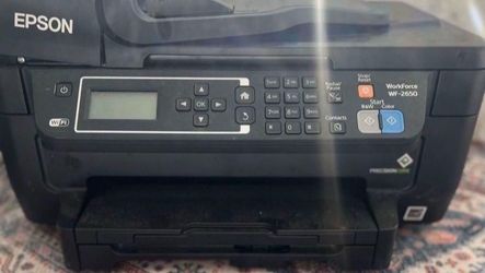 Epson Workforce WF-2660 All-in-One Wireless Color Printer with Scanner, Copier and Fax Preowned