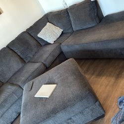Couch Large L Shape Couch With Ottoman 