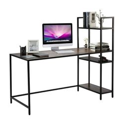 Computer Desk With Shelves