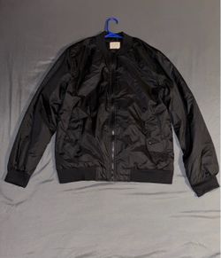 Zak Brand Men’s Full-Zip Bomber Jacket - Size M - Black (Local Pickup)