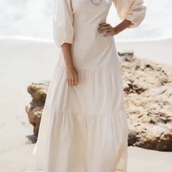 L Space Cream Maxi Dress 